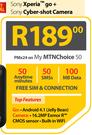 Sony Xperia Go + Sony Cyber Shot Camera-On My MTN Choice 50