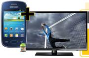 Samsung Galaxy Pocket Neo + Samsung 32" LED TV-On My MTN Choice 200