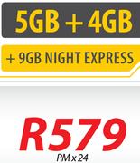Samsung Galaxy Tab 4 7.0-On 5GB+4GB+9GB Night Express