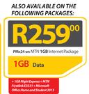 HP Notebook 255+MTN Fastlink E3531+MS Office Home & Student 2013-On MTN 1GB