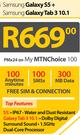 Samsung Galaxy S5+ Samsung Galaxy Tab3 10.1-On My MTNChoice 100