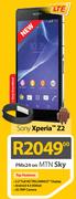 Sony Xperia Z2-On MTN Sky