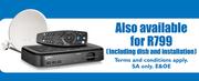 DSTV HD Decoder-Including Dish & Installation