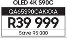 Samsung 65" OLED 4K TV S90C QA65S90CAKXXA