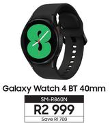 Samsung Galaxy Watch 4 BT 40mm SM-R860N