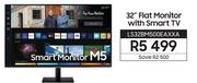Samsung 32" Flat Monitor With Smart TV LS32BM500EAXXA