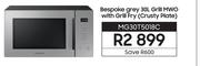 Samsung 30L Bespoke Grey Grill MWO With Grill Fry (Crusty Plate) MG30T5018C