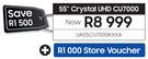 Samsung 55" Crystal UHD CU7000 UA55CU7000KXXA