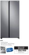 Samsung 647L Side By Side Refrigerator RS62R5011M9/FA