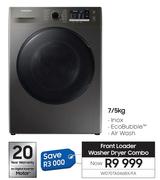 Samsung 7/5Kg Front Loader Washer Dryer Combo WD70TA046BX/FA