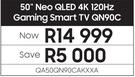 Samsung 50" Neo QLED 4K 120Hz Gaming Smart TV QN90C QA50QN90CAKXXA