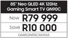 Samsung 85" Neo QLED 4K 120Hz Gaming Smart TV QN90C QA85QN90CAKXXA