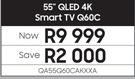 Samsung 55" QLED 4K Smart TV Q60C QA55Q60CAKXXA