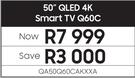 Samsung 50" QLED 4K Smart TV Q60C QA50Q60CAKXXA