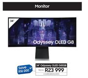 Samsung 34" Odyssey OLED Monitor G85SB LS34BG850SUXEN