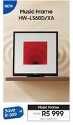 Samsung Music Frame HW-LS60D/XA