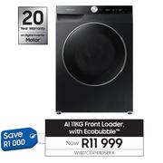 Samsung 11Kg Al Front Loader With Eco Bubble WW11CGP44DSBFA