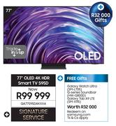 Samsung 77" OLED 4K HDR Smart TV S95D QA77S95DAKXXA