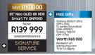 Samsung 85" Neo QLED 8K HDR Smart TV QN900D QA85QN900DAKXXA