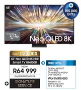 Samsung 65" Neo QLED 8K HDR Smart TV QN800D QA65QN800DAKXXA