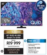Samsung 65" QLED 4K HDR Smart TV Q70D QA65Q70DAKXXA