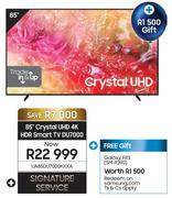 Samsung 85" Crystal UHD 4K HDR Smart TV DU7000