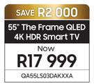 Samsung 55" The Frame QLED 4K HDR Smart TV QA55LS03DAKXXA