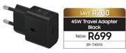 Samsung 45W Travel Adapter (Black) EP-T4511X
