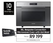 Samsung 35Ltr Bespoke Convention Microwave Oven With Hot Blast MC35R8088LG/FA