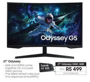 Samsung 27" Odyssey G55C QHD Monitor LS27CG552EAXXA