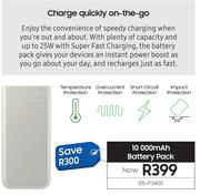 Samsung 10000mAh Battery Pack EB-P3400