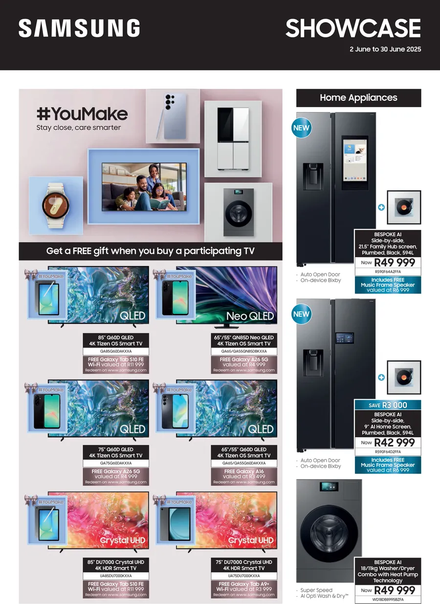 Samsung : Showcase (02 June - 30 June 2025)