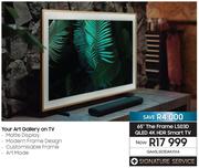 Samsung 65" The Frame LS03D QLED 4K HDR Smart TV QA65LS03DAKXXA