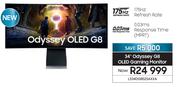 Samsung 34" Odyssey G8 OLED Gaming Monitor LS34DG852SAXXA
