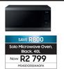 Samsung 40L Solo Microwave Oven Black MS40DG5504AGFA