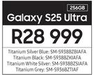 Samsung Galaxy S25 Ultra 256GB