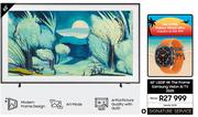 Samsung 65" 4K The Frame Vision AI TV 2025 QA65LS03F Free Galaxy Watch Ultra