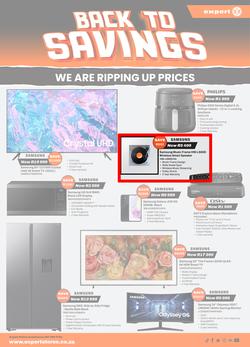 Expert Stores : Back To Savings (24 January - 09 February 2025), page 1