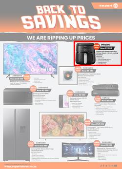 Expert Stores : Back To Savings (24 January - 09 February 2025), page 1