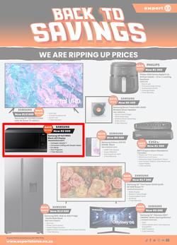 Expert Stores : Back To Savings (24 January - 09 February 2025), page 1
