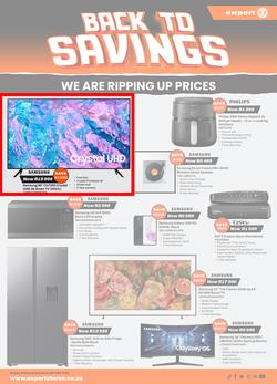Expert Stores : Back To Savings (24 January - 09 February 2025), page 1