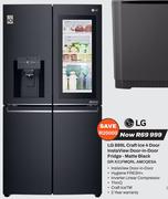 LG 889L Craft Ice 4 Door Insta View Door In Door Fridge Matte Black GR-X31FMQRL.AMCQESA