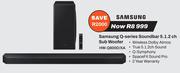 Samsung Q-Series Soundbar 5.1.2 Ch Subwoofer HW-Q800D/XA