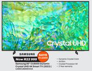 Samsung 85" CU8000 Dynamic Crystal UHD 4K Smart TV 2023 US85UU8000KXXA