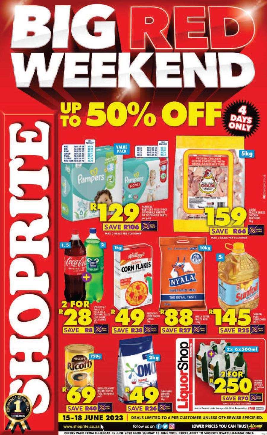 Shoprite KwaZulu Natal Big Red Weekend 15 June 18 June 2023 M 