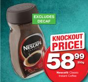 Nescafe classic Instant Coffee-200g