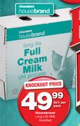 Housebrand Long Life Milk Assorted-6x1ltr Per Pack