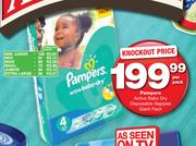 Pampers Active Baby-Dry Disposable Nappies Giant Pack-Per Pack