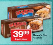 Mama's Pies Assorted-6's Per Pack