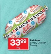 Rainbow Simply Chicken Polony-1kg